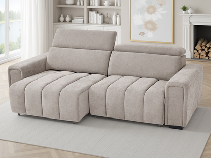 Monique Electric Sofabed Beige 3 Seater - Monique Electric Sofabed Beige 3 Seater sofa bed Isle of Man UK delivery
