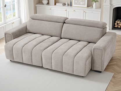 Monique Electric Sofabed Beige 3 Seater - Monique Electric Sofabed Beige 3 Seater sofa bed Isle of Man UK delivery