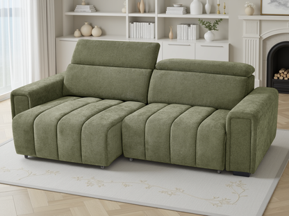 Monique Electric Sofabed Green 3 Seater - Monique Electric Sofabed Green 3 Seater sofa bed Isle of Man UK delivery