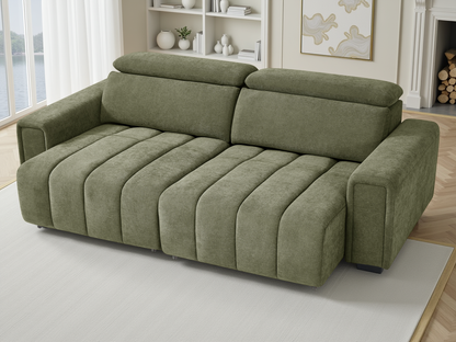 Monique Electric Sofabed Green 3 Seater - Monique Electric Sofabed Green 3 Seater sofa bed Isle of Man UK delivery