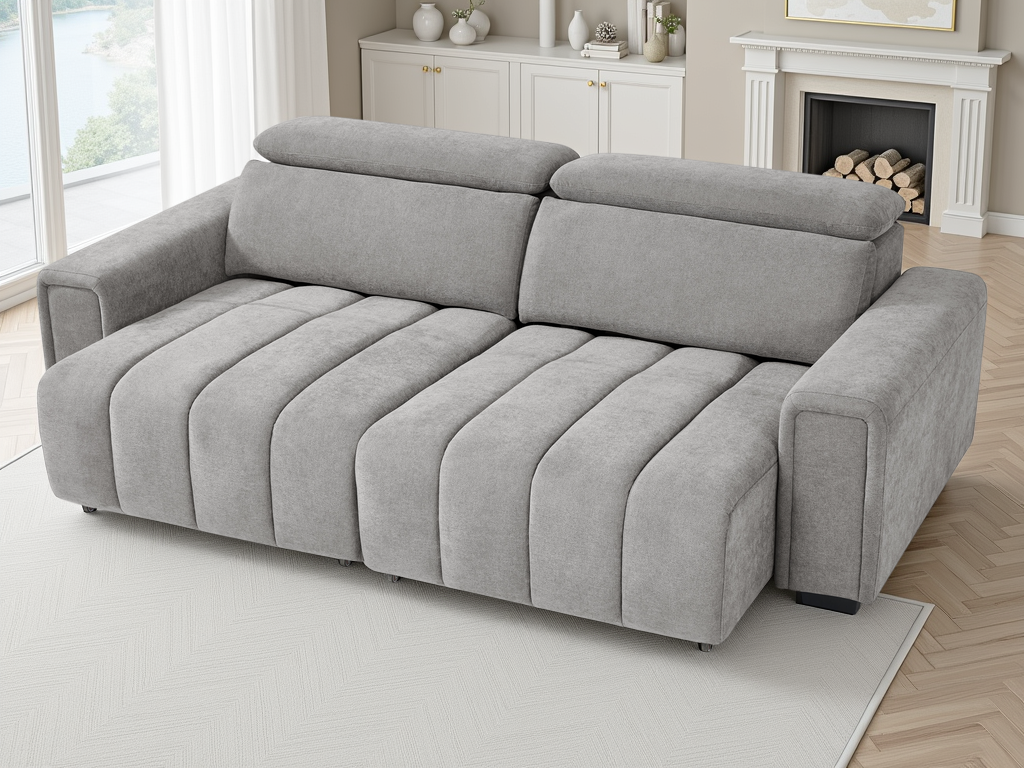 Monique Electric Sofabed Grey 3 Seater - Monique Electric Sofabed Grey 3 Seater sofa bed Isle of Man UK delivery