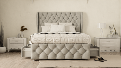Monaco Wingback Divan Bed