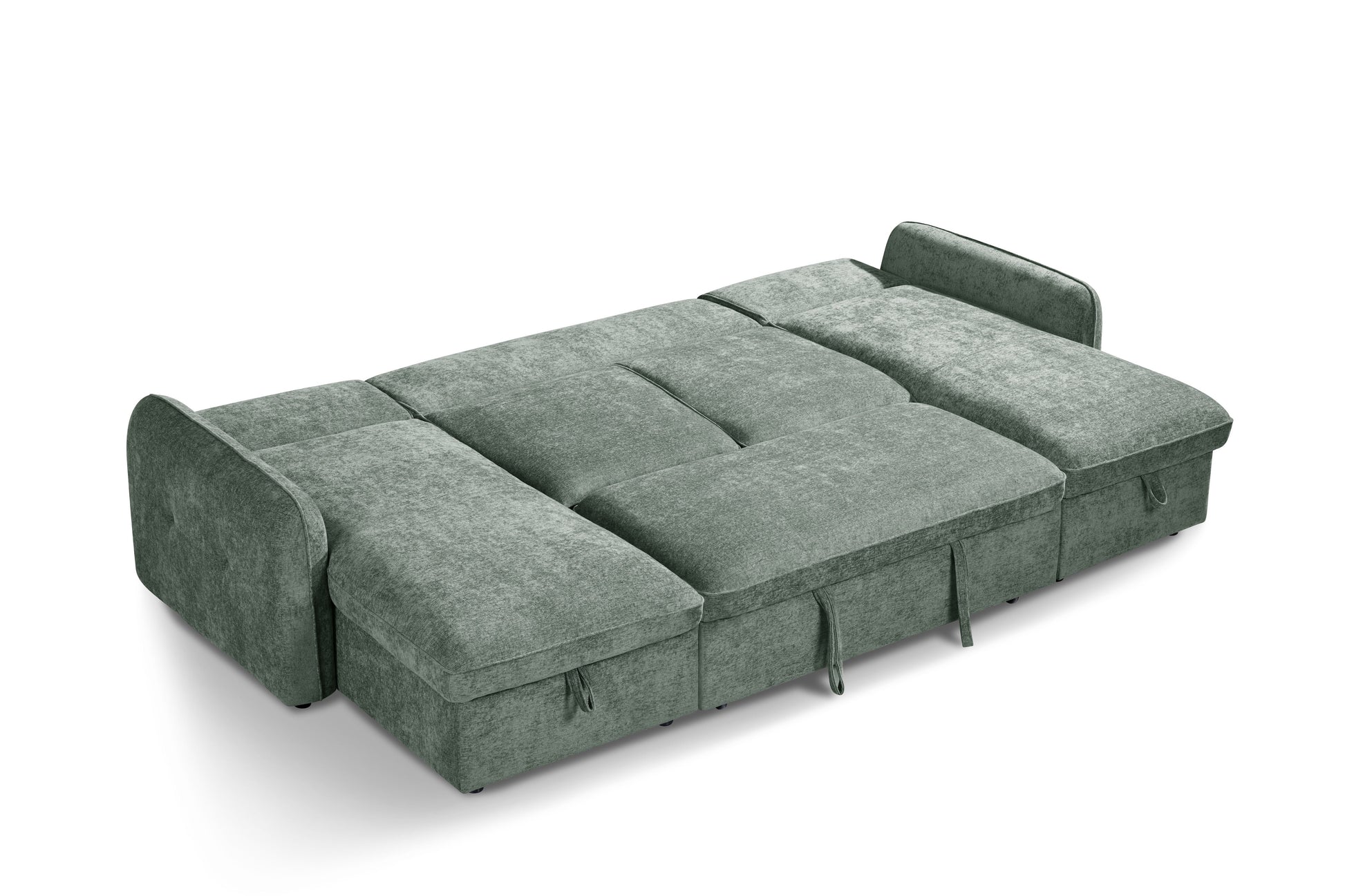 Morgan Sofabed Green U Shape Corner - green U shape sofa bed UK delivery