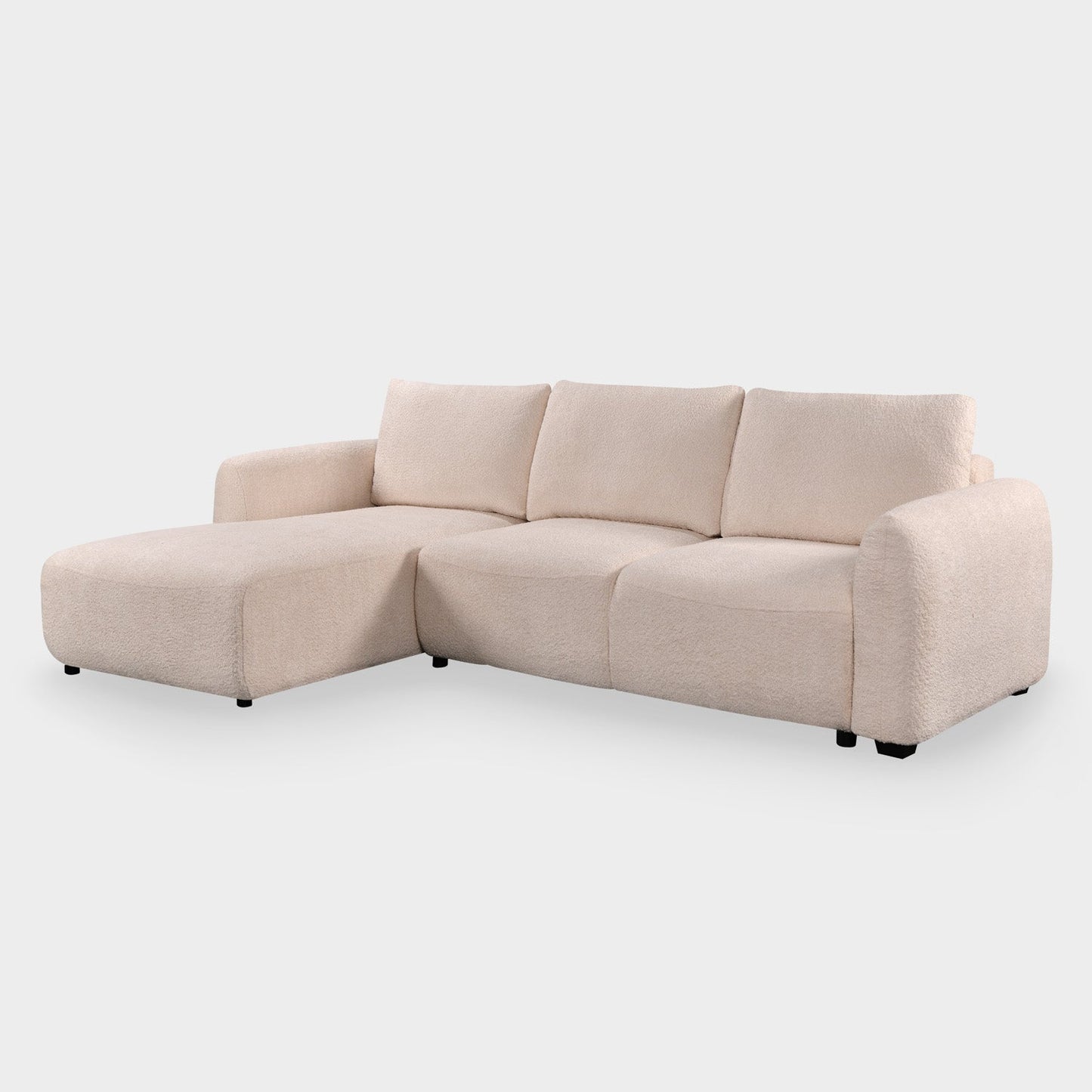 Sage Sofa Bed Left Hand Facing Corner Beige
