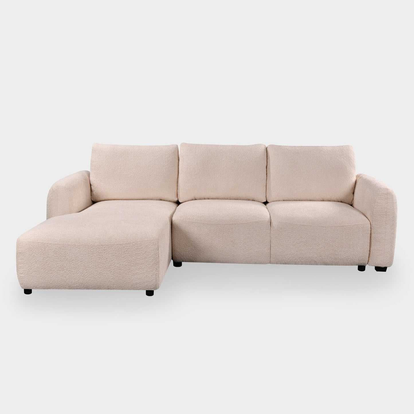 Sage Sofa Bed Left Hand Facing Corner Beige