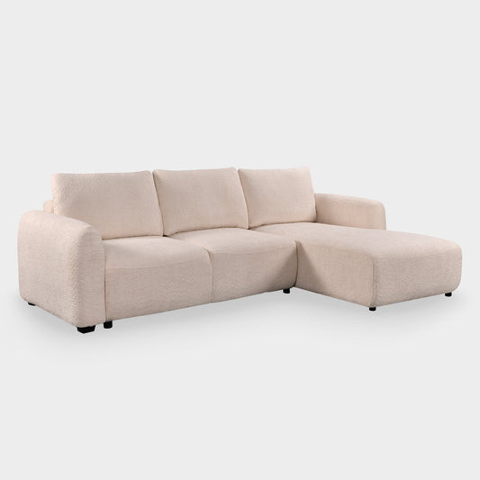 Sage Sofa Bed Right Hand Facing Corner Beige
