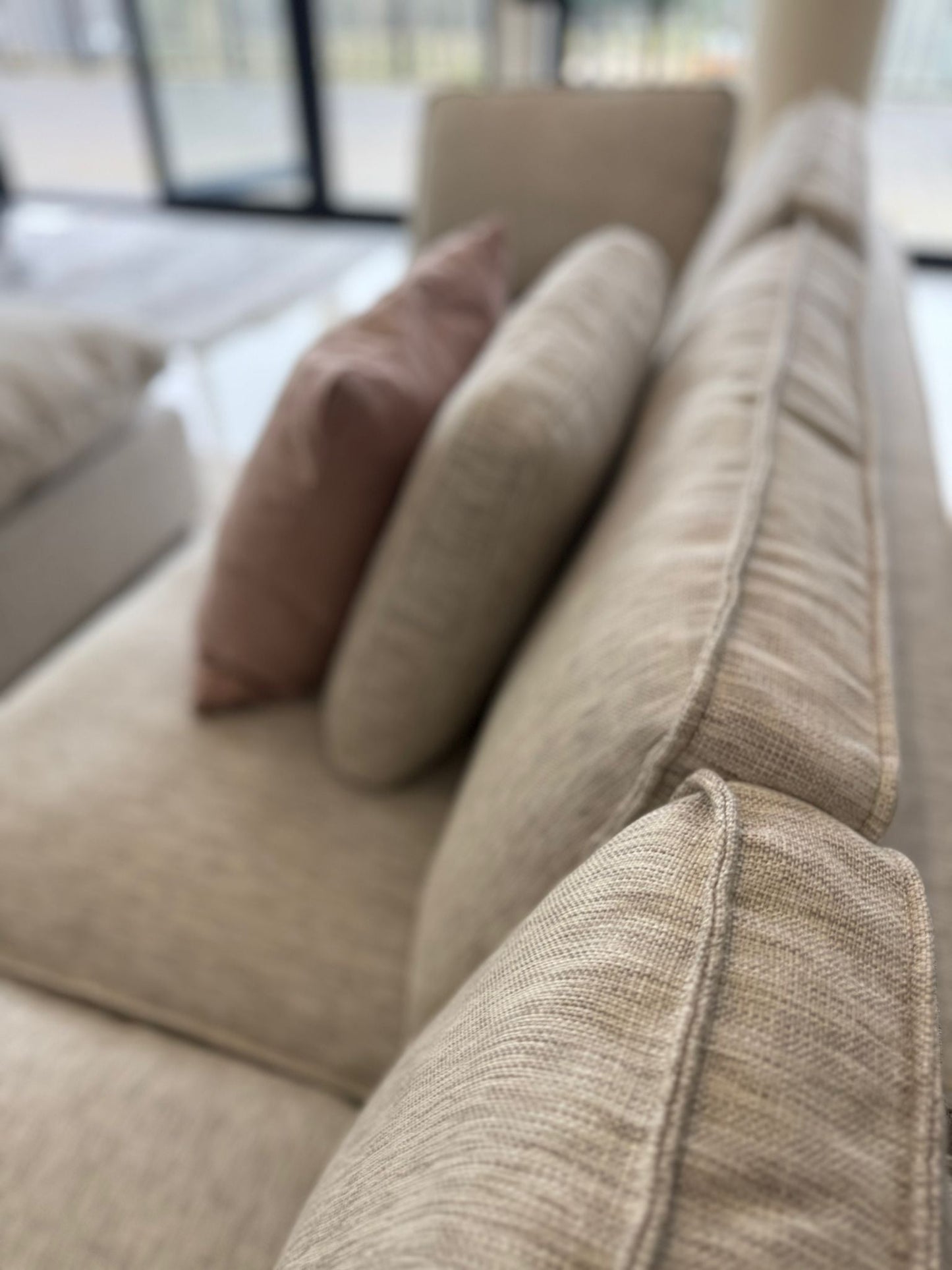 Salma Sofa Grey Large Corner with Footstool - Salma Sofa Grey Large Corner with Footstool corner sofa Isle of Man UK delivery