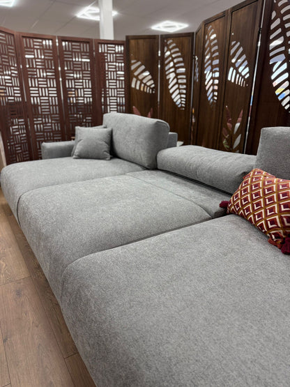 Lucie Sofa Grey U Shape Corner - premium furniture with free Isle of Man and UK delivery