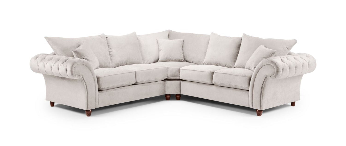 Willow Stone Large Corner sofa - premium fullback sofa with UK and Isle of Man delivery