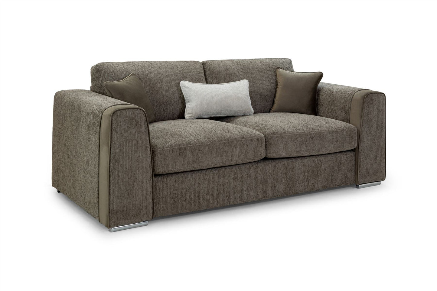 Natalie Mocha 3 Seater sofa at Dreamy – W216 x D103 x H90cm with free Isle of Man and UK delivery