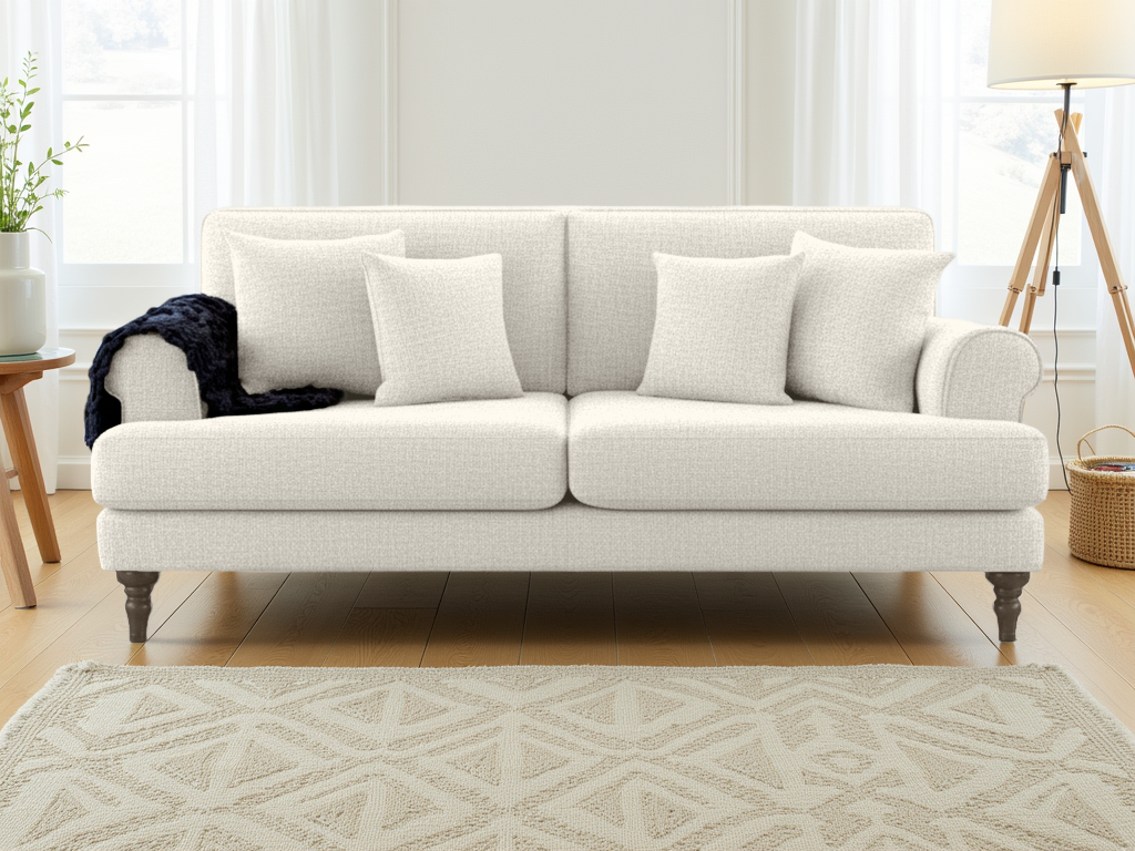 Sunnie Beige 3 Seater sofa for UK and Isle of Man homes