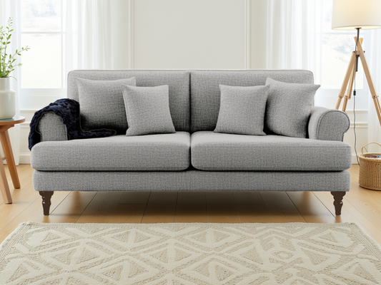 Sunnie Grey 3 Seater sofa for UK and Isle of Man homes