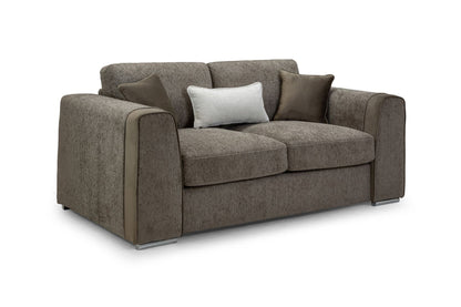 Natalie Mocha 2 Seater Sofa with dimensions W195 x D103 x H90cm | Seat height 50cm | Seat depth 70cm | Seat width 140cm - Dreamy UK and Isle of Man
