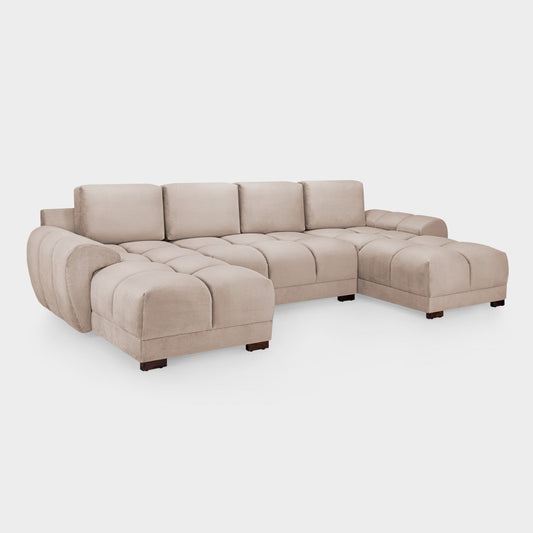Azzuro Sofa Mocha U Shape Corner