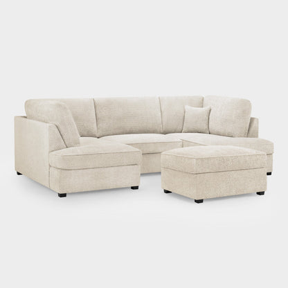 Carnaby Sofa Boucle Beige U Shape Corner
