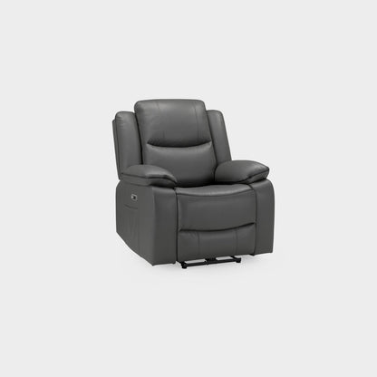 Harald Electric Recliner Sofa Grey Armchair