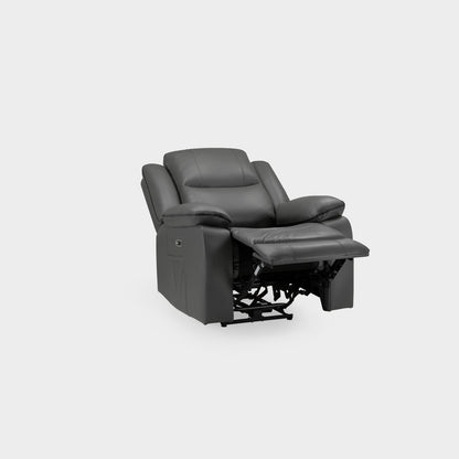 Harald Electric Recliner Sofa Grey Armchair