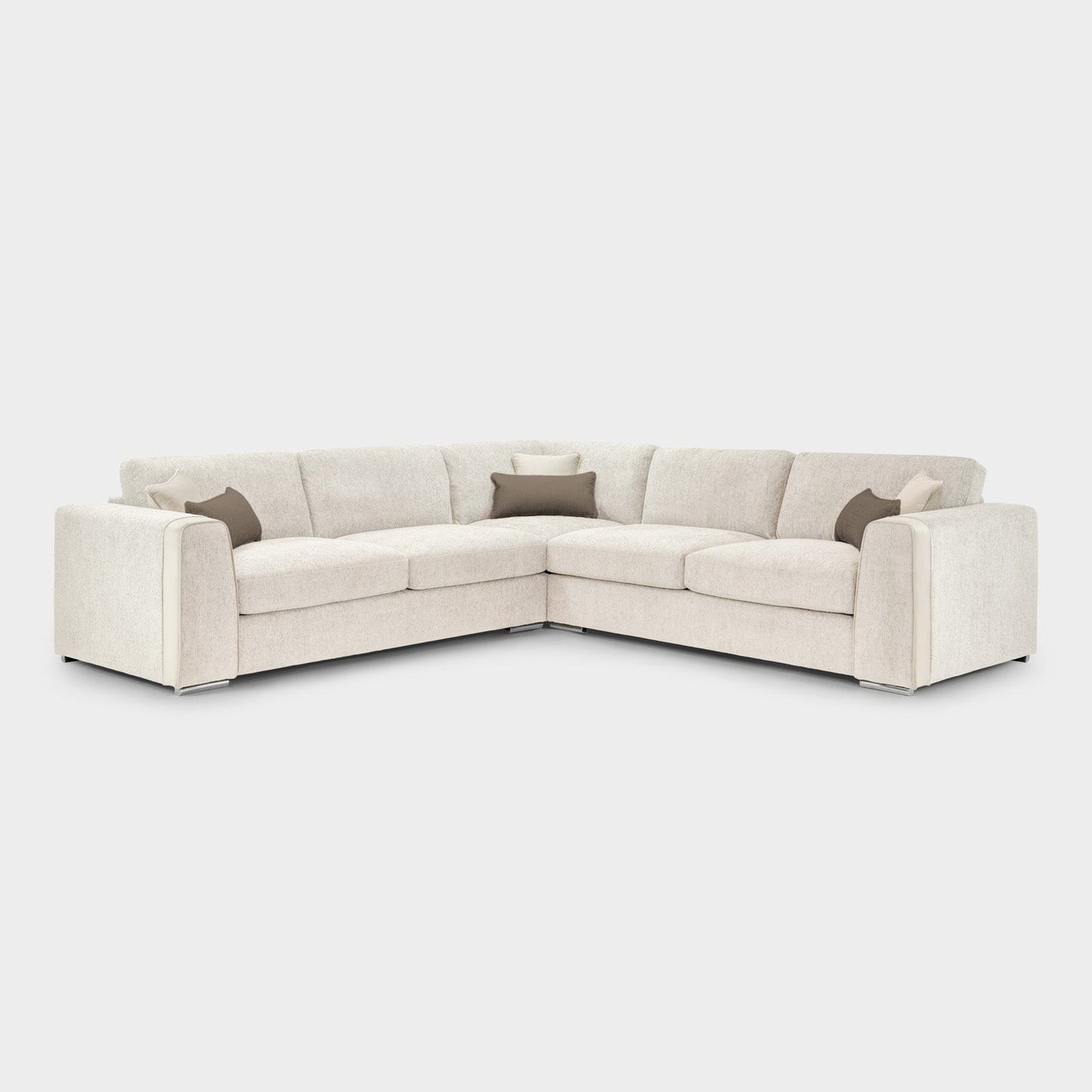 Naples Sofa Beige Large Corner