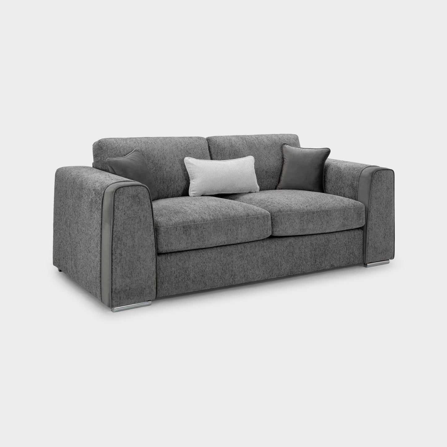Naples Sofa Grey 3 Seater