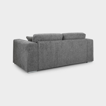 Naples Sofa Grey 3 Seater