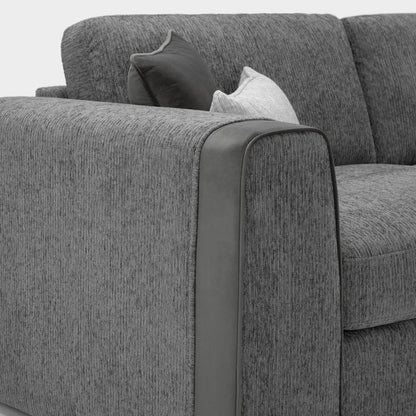 Naples Sofa Grey 3 Seater
