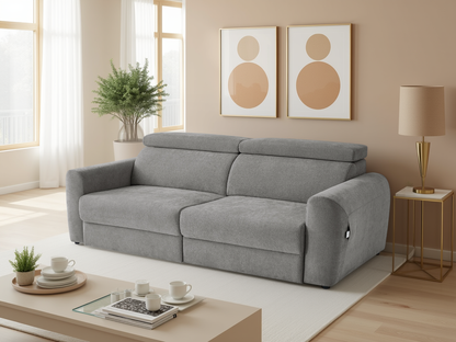 Dakota Electric Sofabed Grey 3 Seater - premium sofabed with free Isle of Man and UK delivery