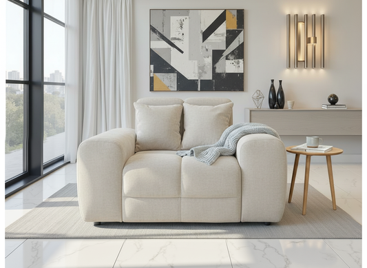 Joanna Sofa Natural Armchair from Dreamy - sofa with free Isle of Man and UK delivery