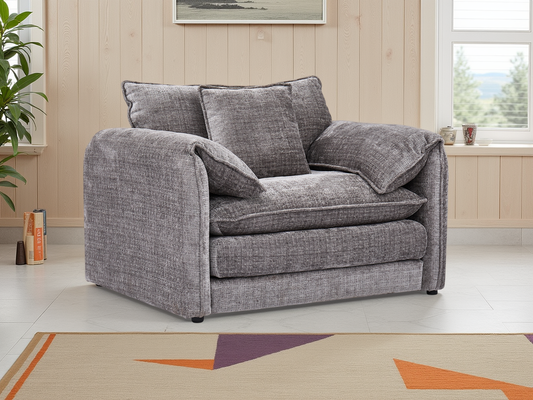 Sonia Sofa Grey Armchair - premium armchair with free Isle of Man and UK delivery